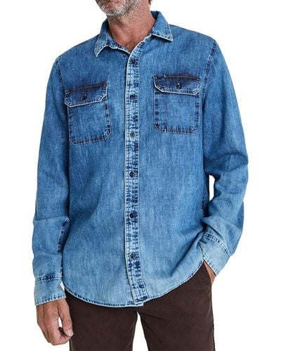 AG Jeans Benning Utility Shirt - Blue