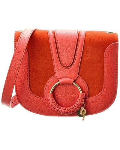 See By Chloé Hana Small Leather Crossbody - Red