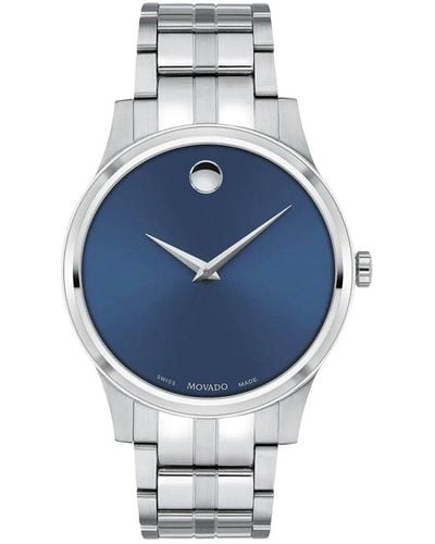 Movado Classic Watch - Blue