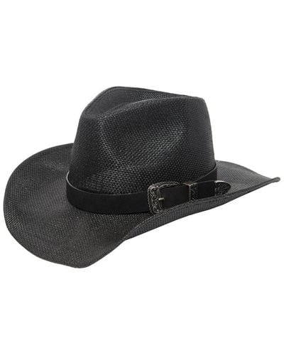 Frye Doran Cowboy Hat - Black