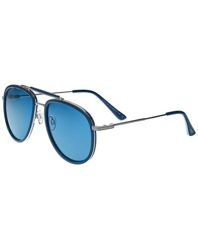 Simplify Ssu129-c6 56mm Polarized Sunglasses - Blue