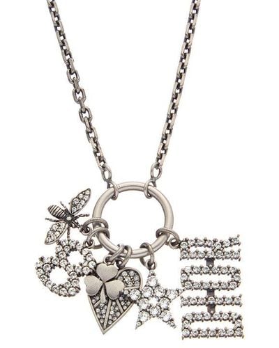 Dior Pendant Necklace - Metallic
