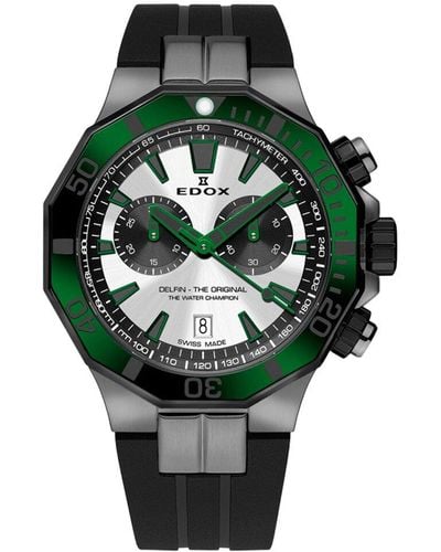 Edox Delfin The Original Watch - Green