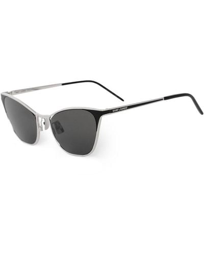Saint Laurent Sl409 55mm Sunglasses - Metallic
