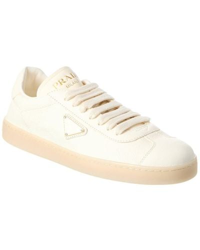 Prada Leather Sneaker - White