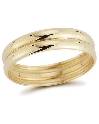 Ember Fine Jewelry 14k Double Band Ring - Metallic