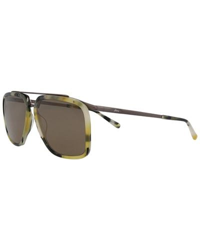 Brioni 58Mm Sunglasses - Brown