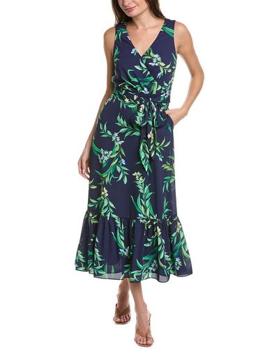 Tommy Bahama Floral Glow Maxi Dress - Green