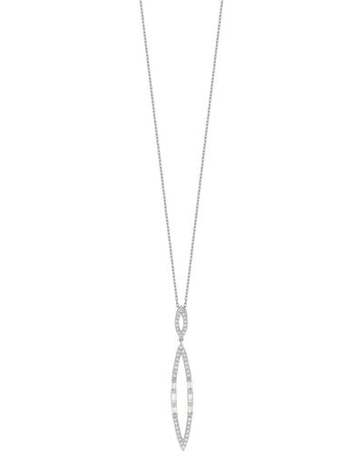 Bony Levy Getty 18k 0.32 Ct. Tw. Diamond Pendant Necklace - White