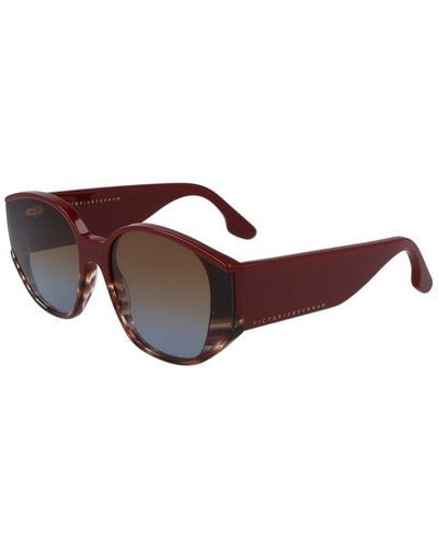 Victoria Beckham Classic Logo 52mm Sunglasses - Brown