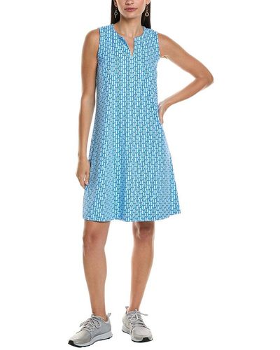 J.McLaughlin Ellison Catalina Cloth Shift Dress - Blue