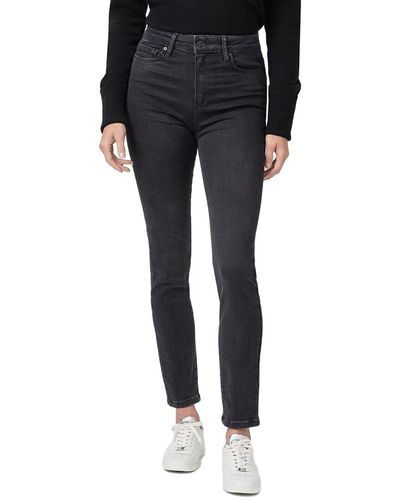 PAIGE Margot Darkside Ultra High-rise Skinny Jean - Black