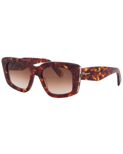 Ferragamo Sf1024s 52mm Sunglasses - Brown