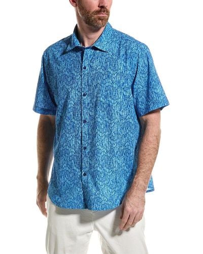 Tommy Bahama Coast Tiki Geo Shirt - Blue