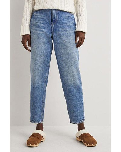 Boden Tapered High-rise Jean - Blue