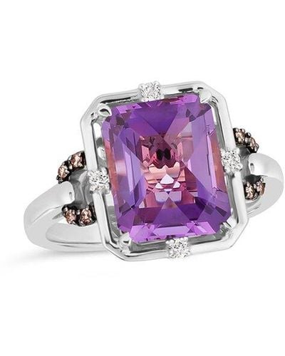 Le Vian 14k 3.85 Ct. Tw. Diamond & Amethyst Ring - Purple