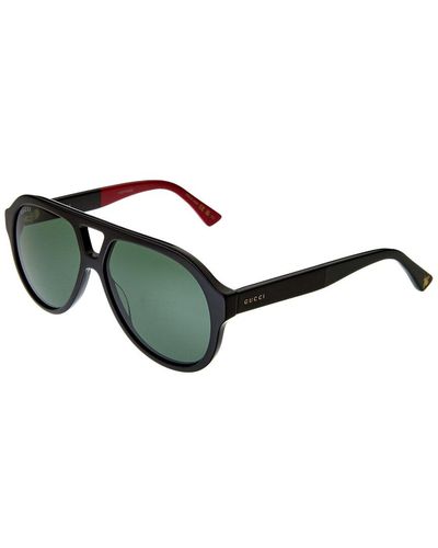 Gucci Unisex GG0159SN 56mm Sunglasses - Black