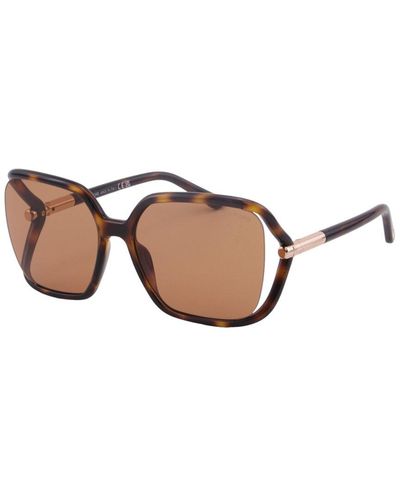 Tom Ford Solange-02 60mm Sunglasses - Brown