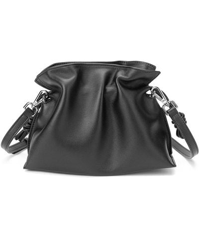 Tiffany & Fred Paris Smooth Leather Crossbody - Black