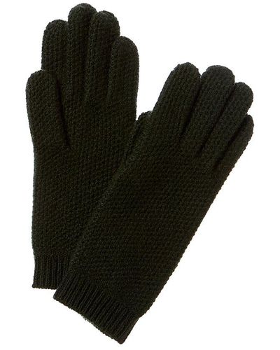 Sofiacashmere Honeycomb Cashmere Gloves - Blue