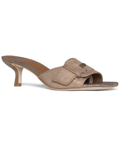 Donald J Pliner Cherry Leather Sandal - Brown