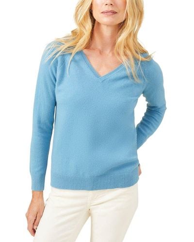 J.McLaughlin Karri Cashmere Sweater - Blue
