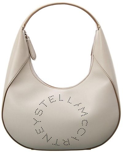 Stella McCartney Stella Logo Small Hobo Bag - Grey