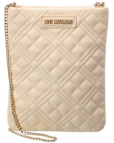 Love Moschino Quilted Crossbody - White