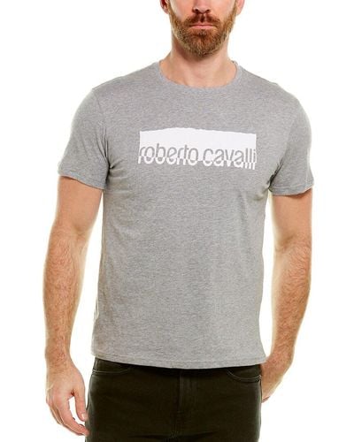 Roberto Cavalli Graphic T-shirt - Gray
