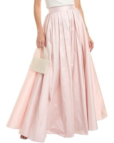 EMILY SHALANT Taffeta Ballgown Skirt - Pink
