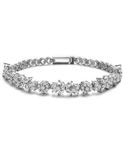 Genevive Jewelry Silver Bracelet Bracelet - White