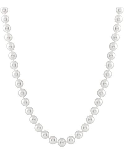 Splendid 14k 7-8mm Akoya Pearl Necklace - White