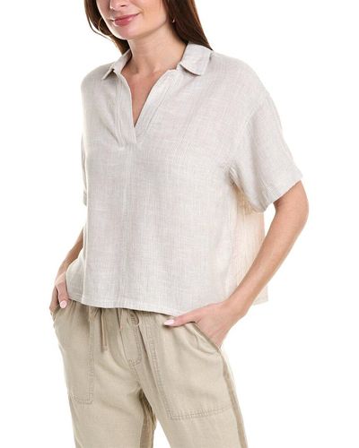 Splendid Kailyn Linen-blend Shirt - White