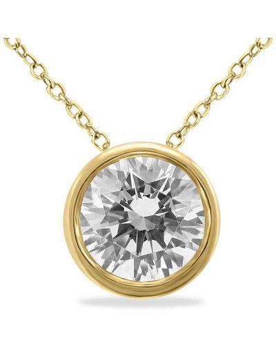 The Eternal Fit 14k 0.46 Ct. Tw. Diamond Pendant Necklace - Metallic