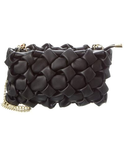 Persaman New York Lucille Leather Clutch - Black
