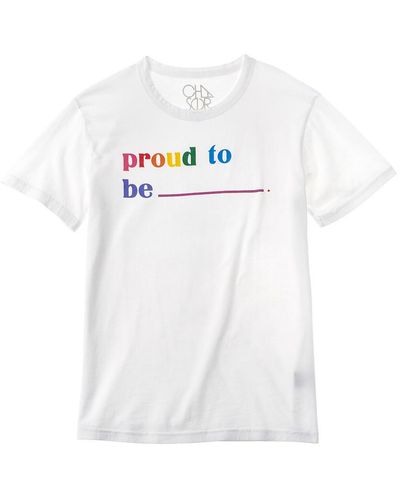 Chaser Brand Rue La La's 2020 Pride T-shirt - White