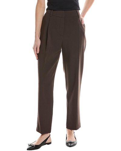 Vince Camuto Wide Straight Leg Pant - Brown