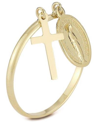 Ember Fine Jewelry 14k Religious Ring - Metallic