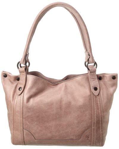 Frye Melissa Leather Shoulder Bag - Pink