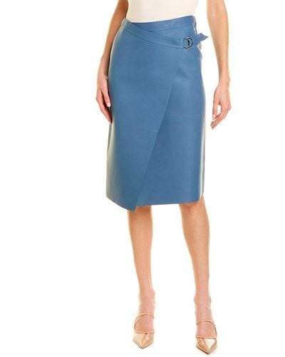 Loro Piana Wrap Skirt - Blue