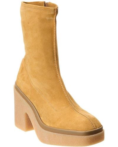 Free People Gigi Suede Ankle Boot - Natural