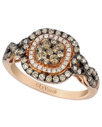Le Vian Le Vian 14k Rose Gold 0.90 Ct. Tw. Diamond Ring - Metallic
