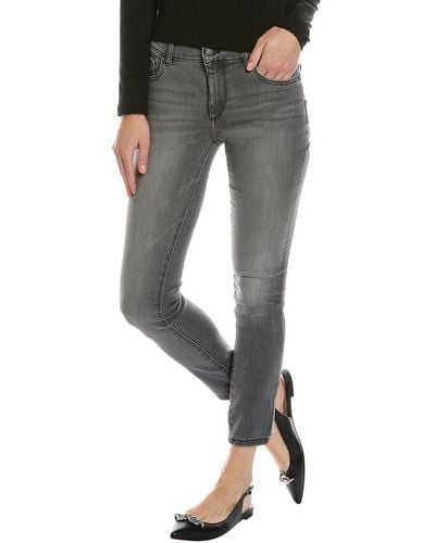 DL1961 Florence Drizzle Ankle Skinny Jean - Grey