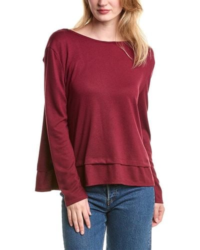 1.STATE Tie Back Top - Red