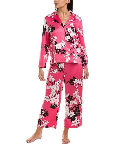 Natori 2pc Kyoto Pyjama Set - Red