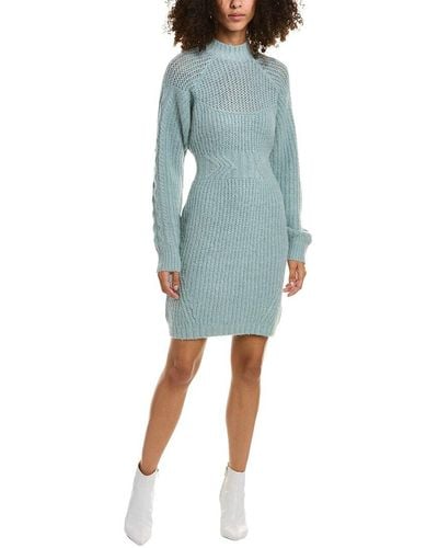 Nicholas Brooklyn Alpaca & Wool-blend Sweaterdress - Blue