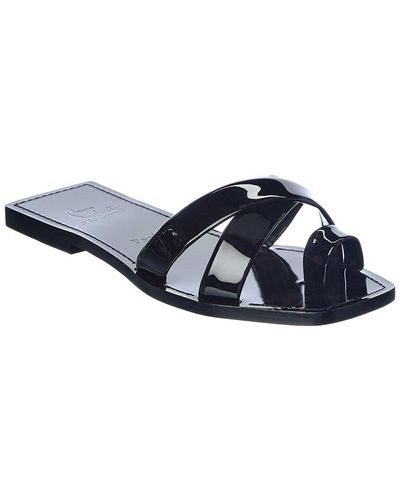 Christian Louboutin Simplina Patent Sandal - Black