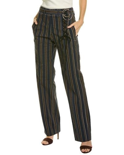 Tory Burch Relaxed Stripe Pant - Black