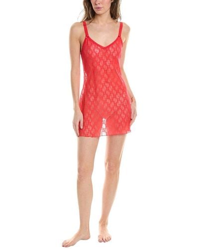 B.tempt'd B. Temptd By Wacoal Lace Kiss Chemise - Red