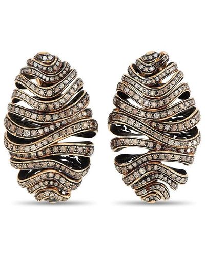 De Grisogono De Grisogono 18k Rose Gold 7.42 Ct. Tw. Diamond Earrings - Multicolour